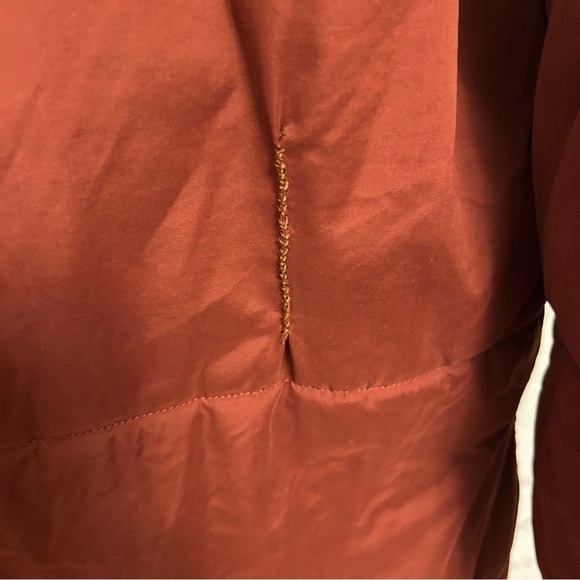 Sweet Baby Jamie long line burgundy full zip puffer coat, ladies size XS Ruby - Picture 5 of 11